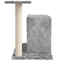 vidaXL Rascador para gatos con postes de sisal gris claro 51 cm