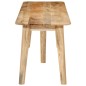 vidaXL Banco de madera maciza de mango 160x40x45 cm vidaXL Banco de madera maciza de mango 160x40x45 cm