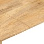 vidaXL Banco de madera maciza de mango 160x40x45 cm vidaXL Banco de madera maciza de mango 160x40x45 cm