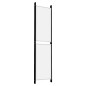 vidaXL Biombo divisor de 5 paneles de tela blanco 250x200 cm