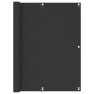 vidaXL Toldo para balcón tela oxford gris antracita 120x600 cm