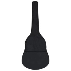 vidaXL Funda para guitarra clásica 1/2 tela negro 94x35 cm