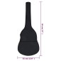 vidaXL Funda para guitarra clásica 1/2 tela negro 94x35 cm vidaXL Funda para guitarra clásica 1/2 tela negro 94x35 cm