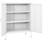 vidaXL Armario almacenamiento acero blanco 80x35x101,5 cm vidaXL Armario almacenamiento acero blanco 80x35x101,5 cm