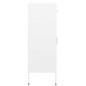 vidaXL Armario almacenamiento acero blanco 80x35x101,5 cm vidaXL Armario almacenamiento acero blanco 80x35x101,5 cm