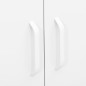 vidaXL Armario almacenamiento acero blanco 80x35x101,5 cm vidaXL Armario almacenamiento acero blanco 80x35x101,5 cm
