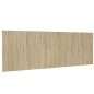vidaXL Cabecero pared madera contrachapada roble Sonoma 240x1,5x80cm vidaXL Cabecero pared madera contrachapada roble Sonoma 240x1,5x80cm