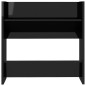 vidaXL Zapateros de pared 2 uds contrachapada negro brillo 60x18x60 cm vidaXL Zapateros de pared 2 uds contrachapada negro brillo 60x18x60 cm