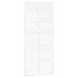 vidaXL Puerta de granero madera maciza pino blanca 90x1,8x214 cm vidaXL Puerta de granero madera maciza pino blanca 90x1,8x214 cm