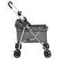 vidaXL Cochecito para perros plegable tela oxford gris 76x50x100 cm vidaXL Cochecito para perros plegable tela oxford gris 76x50x100 cm