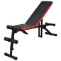 vidaXL Banco de abdominales ajustable multi-posición vidaXL Banco de abdominales ajustable multi-posición