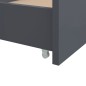 vidaXL Estructura cama con cajones madera maciza de pino gris 90x200cm vidaXL Estructura cama con cajones madera maciza de pino gris 90x200cm
