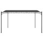 vidaXL Toldo acero y tela gris antracita 4x3 m 180 g/m²