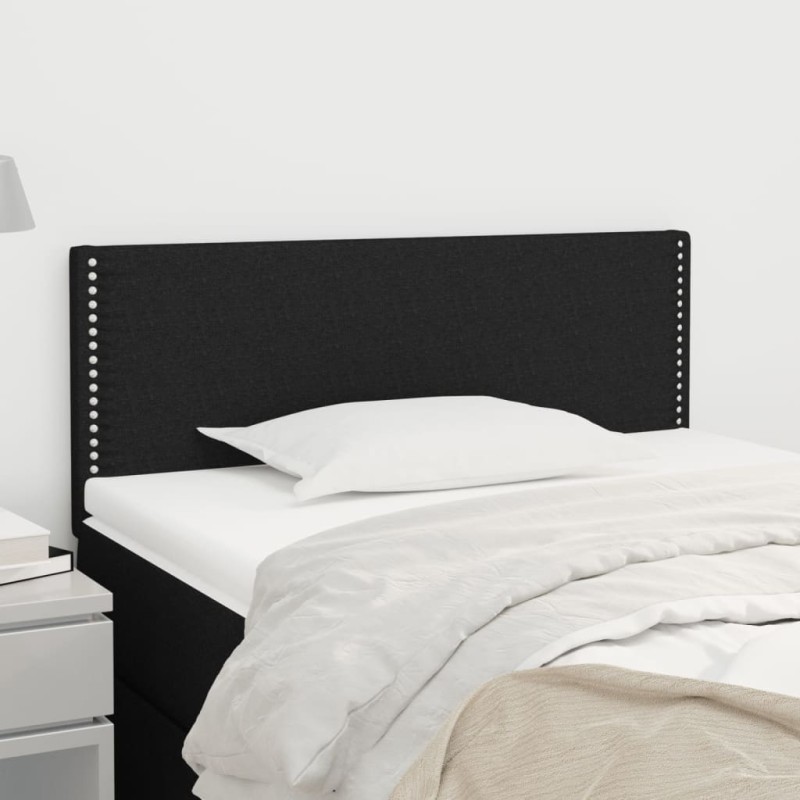 vidaXL Cabecero de tela negro 80x5x78/88 cm vidaXL Cabecero de tela negro 80x5x78/88 cm