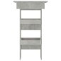 vidaXL Mesa de bar de pared madera contrachapada gris 102x45x103,5cm vidaXL Mesa de bar de pared madera contrachapada gris 102x45x103,5cm