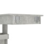 vidaXL Mesa de bar de pared madera contrachapada gris 102x45x103,5cm vidaXL Mesa de bar de pared madera contrachapada gris 102x45x103,5cm