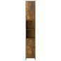 vidaXL Armario baño madera contrachapada roble ahumado 30x30x183,5cm vidaXL Armario baño madera contrachapada roble ahumado 30x30x183,5cm