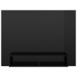 vidaXL Mueble TV de pared contrachapado negro brillante 120x23,5x90 cm