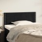 vidaXL Cabecero de terciopelo negro 90x5x78/88 cm vidaXL Cabecero de terciopelo negro 90x5x78/88 cm