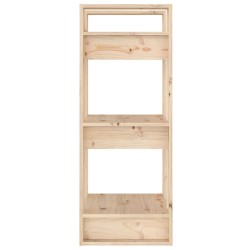 vidaXL Estantería/divisor de espacios madera maciza pino 41x35x91 cm