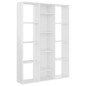vidaXL Divisor/estantería aglomerado blanco brillante 100x24x140 cm vidaXL Divisor/estantería aglomerado blanco brillante 100x24x140 cm