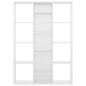 vidaXL Divisor/estantería aglomerado blanco brillante 100x24x140 cm vidaXL Divisor/estantería aglomerado blanco brillante 100x24x140 cm