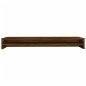 vidaXL Soporte monitor madera contrachapada roble marrón 100x24x13 cm vidaXL Soporte monitor madera contrachapada roble marrón 100x24x13 cm