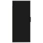 vidaXL Mueble para TV de pared negro 40x34,5x80 cm