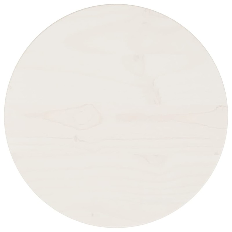 vidaXL Superficie de mesa madera maciza de pino blanco Ø30x2,5 cm vidaXL Superficie de mesa madera maciza de pino blanco Ø30x2,5 cm