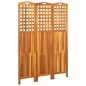vidaXL Biombo de 3 paneles madera maciza de acacia 121x2x170 cm vidaXL Biombo de 3 paneles madera maciza de acacia 121x2x170 cm