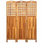 vidaXL Biombo de 3 paneles madera maciza de acacia 121x2x170 cm vidaXL Biombo de 3 paneles madera maciza de acacia 121x2x170 cm