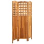 vidaXL Biombo de 3 paneles madera maciza de acacia 121x2x170 cm vidaXL Biombo de 3 paneles madera maciza de acacia 121x2x170 cm