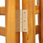 vidaXL Biombo de 3 paneles madera maciza de acacia 121x2x170 cm vidaXL Biombo de 3 paneles madera maciza de acacia 121x2x170 cm