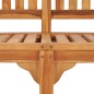 vidaXL Banco con forma de banana madera maciza de teca 120 cm vidaXL Banco con forma de banana madera maciza de teca 120 cm