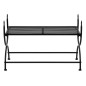 vidaXL Banco de estilo vintage metal 83x42x55 cm negro vidaXL Banco de estilo vintage metal 83x42x55 cm negro