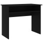 vidaXL Escritorio de madera contrachapada negro 90x50x74 cm vidaXL Escritorio de madera contrachapada negro 90x50x74 cm