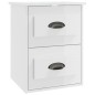 vidaXL Mesitas de noche de pared 2 uds blanco brillante 41,5x36x53 cm vidaXL Mesitas de noche de pared 2 uds blanco brillante 41,5x36x53 cm