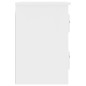 vidaXL Mesitas de noche de pared 2 uds blanco brillante 41,5x36x53 cm vidaXL Mesitas de noche de pared 2 uds blanco brillante 41,5x36x53 cm
