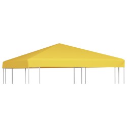 vidaXL Toldo de cenador 270 g/m² 3x3 m amarillo