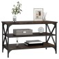 vidaXL Mueble para TV madera contrachapada roble ahumado 80x40x50 cm vidaXL Mueble para TV madera contrachapada roble ahumado 80x40x50 cm