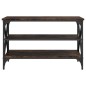 vidaXL Mueble para TV madera contrachapada roble ahumado 80x40x50 cm vidaXL Mueble para TV madera contrachapada roble ahumado 80x40x50 cm
