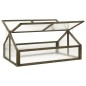 vidaXL Invernadero de madera de abeto gris 114x80x50 cm vidaXL Invernadero de madera de abeto gris 114x80x50 cm