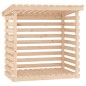 vidaXL Leñero de madera maciza de pino 108x73x108 cm vidaXL Leñero de madera maciza de pino 108x73x108 cm