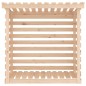vidaXL Leñero de madera maciza de pino 108x73x108 cm vidaXL Leñero de madera maciza de pino 108x73x108 cm