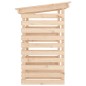 vidaXL Leñero de madera maciza de pino 108x73x108 cm vidaXL Leñero de madera maciza de pino 108x73x108 cm