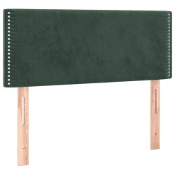 vidaXL Cabecero de terciopelo verde oscuro 100x5x78/88 cm