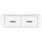 vidaXL Mueble de TV colgante madera contrachapada blanco 80x36x25 cm