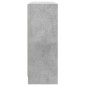vidaXL Aparador madera de ingeniería gris hormigón 91x28x75 cm vidaXL Aparador madera de ingeniería gris hormigón 91x28x75 cm