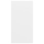 vidaXL Mueble de pared para TV madera contrachapada blanco 37x37x72 cm