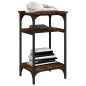 vidaXL Mesa auxiliar madera contrachapada roble ahumado 35x30x60 cm vidaXL Mesa auxiliar madera contrachapada roble ahumado 35x30x60 cm
